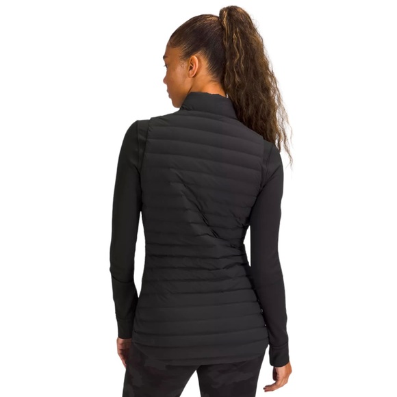 NWOT LULULEMON Pack It Down Black Goose Down Pufffer Vest Jacket Size 6 - Picture 2 of 15